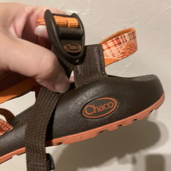 Chaco Sandals Pinkish Orange Color Adjustable Strap Women's 7 - Picture 4 of 6